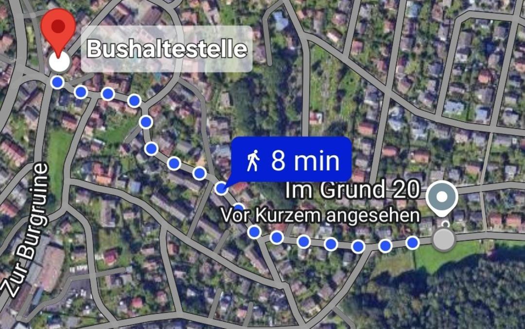 Marburg Apartment Pfiffige Luisa In Ruhiger Waldrandlage Mit Balkon Und Wintergarten Exteriör bild
